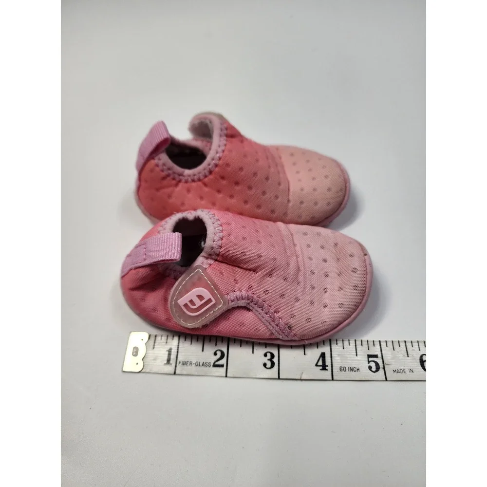 Toddler Girls Pink Water‎ Shoes Bundle Mesh Slip On Pool Beach Lot of 3 Pairs